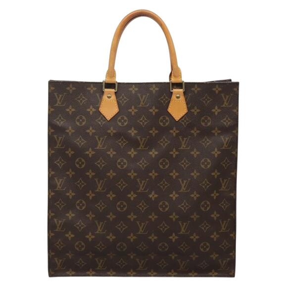LOUIS VUITTON Monogram Sac Plat Hand Bag M51140 - Picture 2 of 16